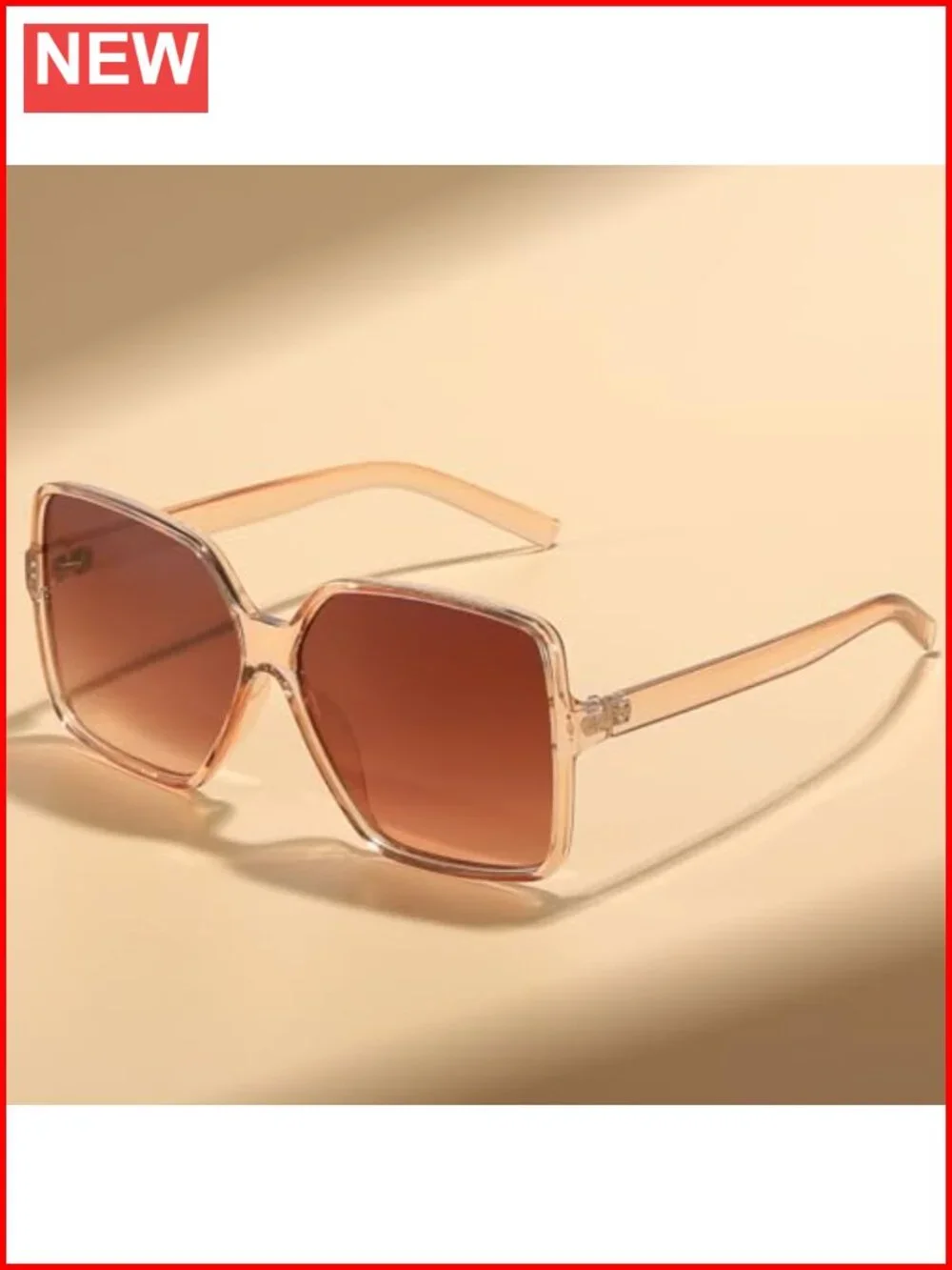 Oversized Square Sunglasses Women's Chic UV Protection Fashion Shades